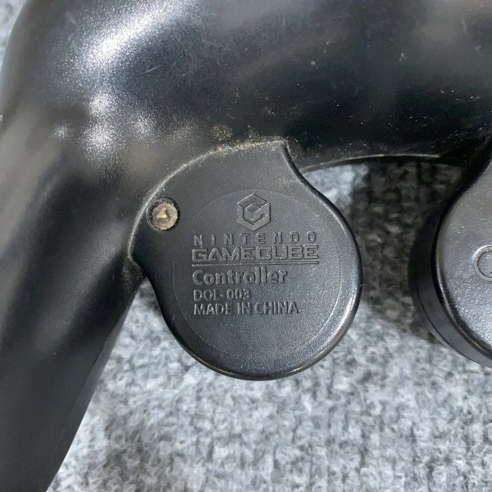 Nintendo GameCube‎ Controller (DOL-003) - Black Super Smash Bros Edition Corded